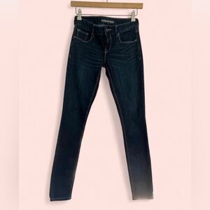 Express Women's Dark Blue Skinny Jeans